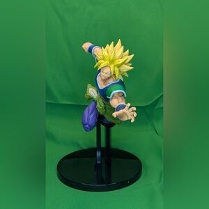 Banpresto Dragon Ball Super Match Makers Super Saiyan Broly Action Figure & base